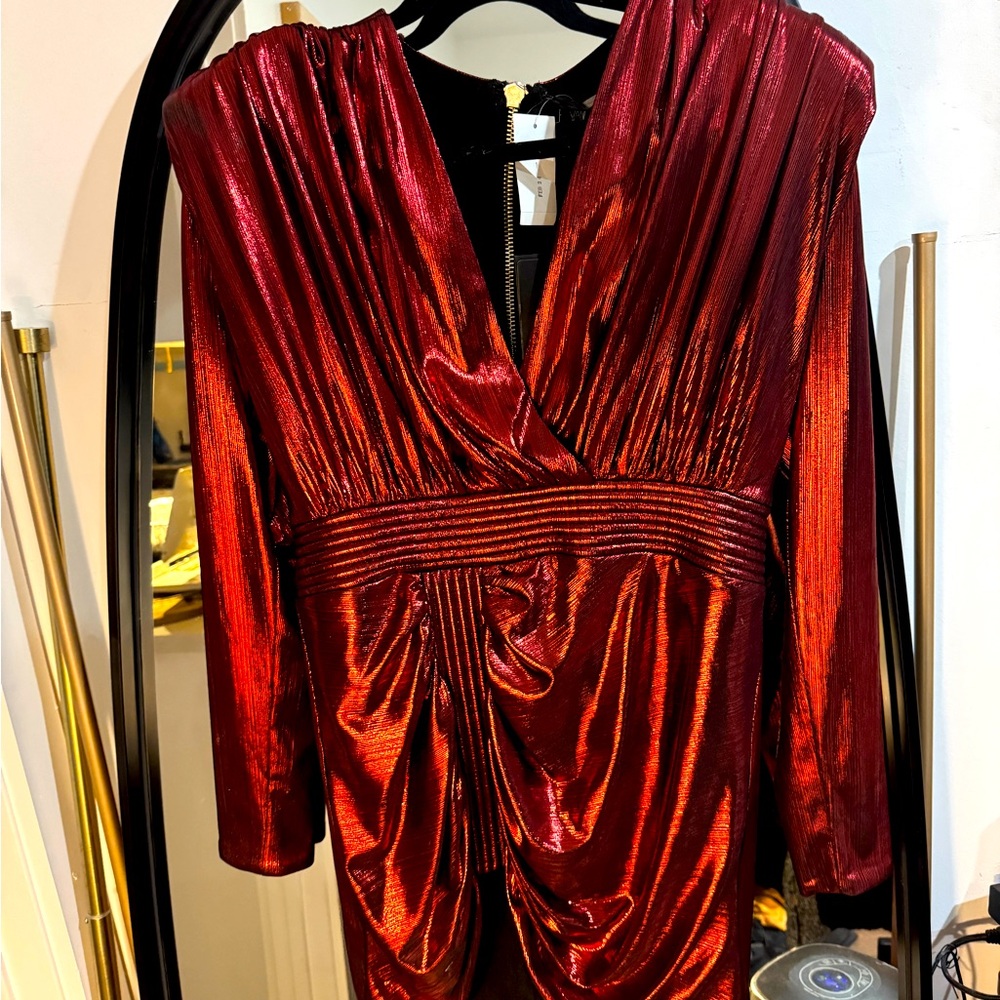Zhivago party dress red mini